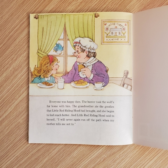 Little Red Riding Hood paperback childrens book‎ vintage troll associates - Picture 8 of 8